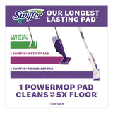 Swiffer® PowerMop Mopping Pads, 15.4 x 5.3, White/Purple. 11/Pack (PGC12868PK) Pack of 11