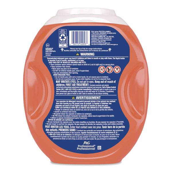 Tide Professional Commercial Power PODS Laundry Detergent, 63 Liquid Pods, 101 oz Tub (PGC14053) Pack of 63