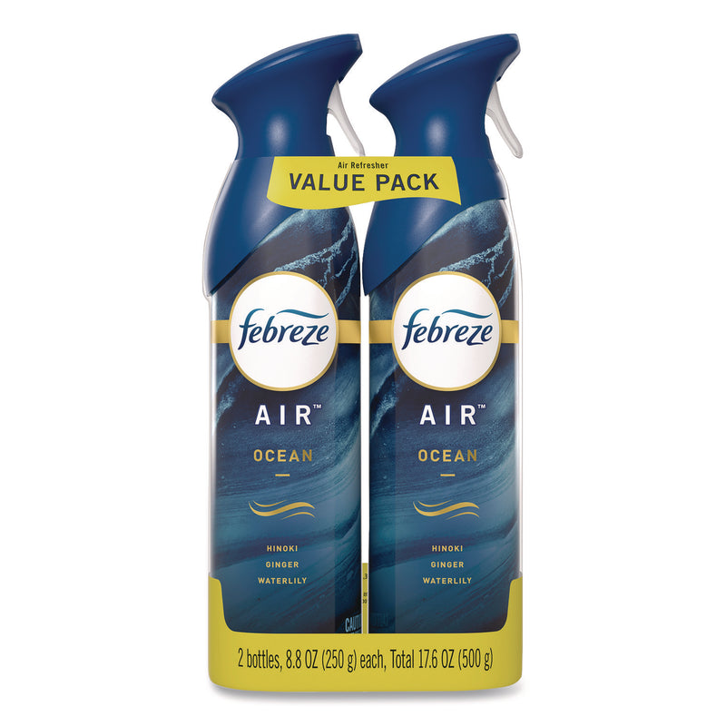 Febreze AIR, Ocean, 8.8 oz Aerosol Spray, 2/Pack (PGC48312PK) Pack of 2