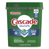 Cascade Action Pacs, Fresh Scent, 40.9 oz Tub, 78/Pack (PGC97722) Pack of 78