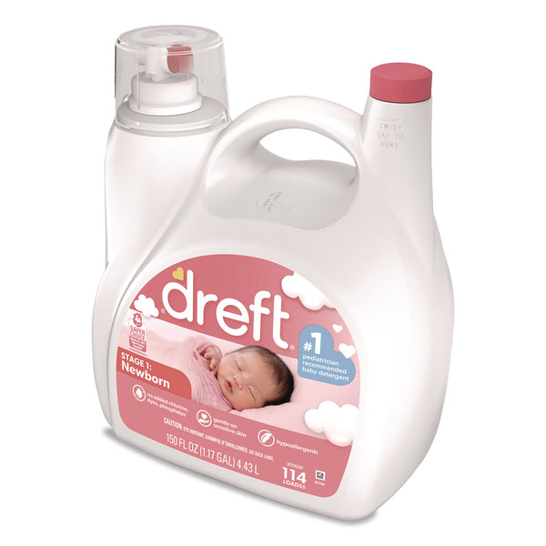 Dreft® Ultra Laundry Detergent, Stage 1: Newborn, 150 oz Plastic Bottle with Dispensing Top (PGC121283241) Each