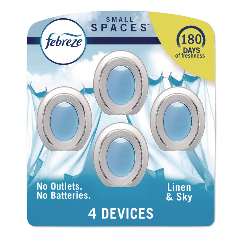 Febreze® smallSPACES, Linen and Sky, 0.25 oz, 4/Pack (PGC2572) Each