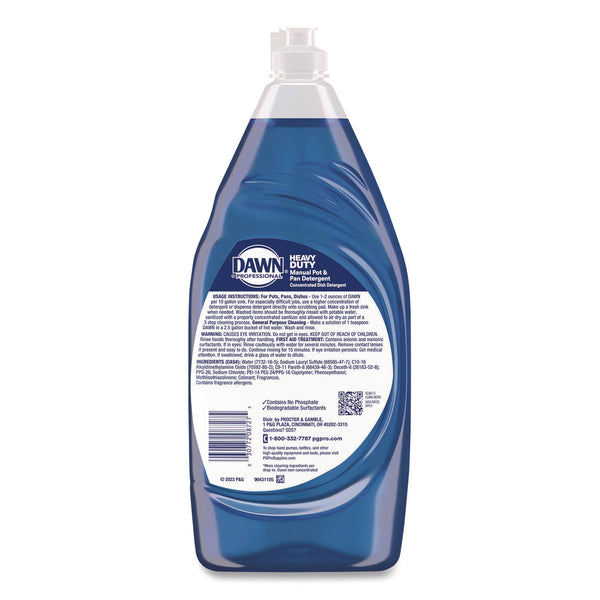 Dawn Heavy-Duty Manual Pot and Pan Dish Detergent, Original Scent, 38 oz Bottle (PGC3077208727) Each