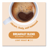 Pick Me Up Provisions™ Breakfast Blend Coffee K-Cups, 24/Box, 4 Boxes/Carton (PIE52967CT) Case of 96