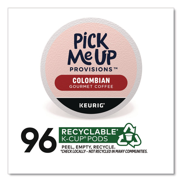 Pick Me Up Provisions™ Colombian Coffee K-Cups, 24/Box, 96/Carton (PIE52969CT) Case of 96