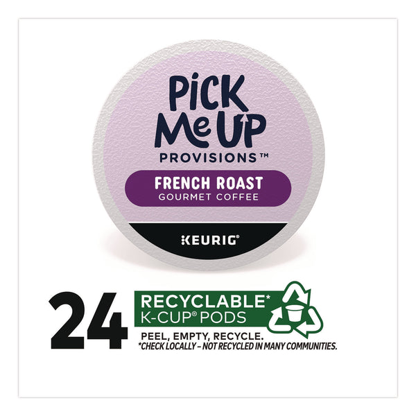 Pick Me Up Provisions™ French Roast Coffee K-Cups, 24/Box (PIE5000381026) Box of 24