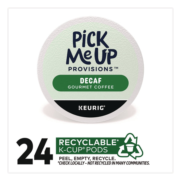 Pick Me Up Provisions™ Decaf Coffee K-Cups, 24/Box (PIE5000382575) Box of 24