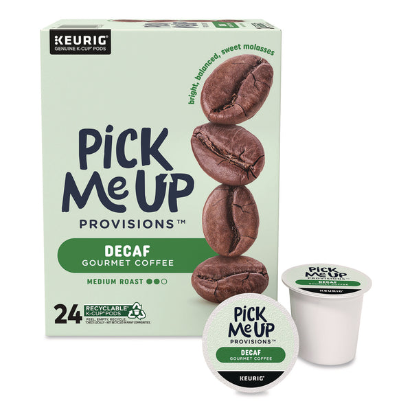 Pick Me Up Provisions™ Decaf Coffee K-Cups, 24/Box (PIE5000382575) Box of 24