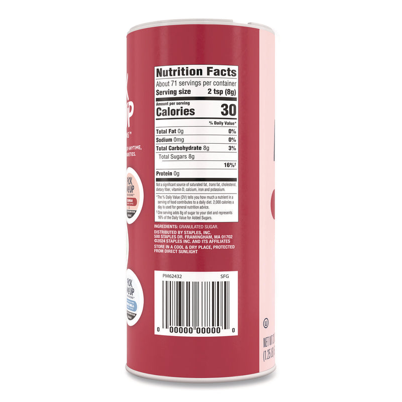 Pick Me Up Provisions™ Pure Sugar, 20 oz Canister, 24/Carton (PIEPM62433CT942) Case of 24