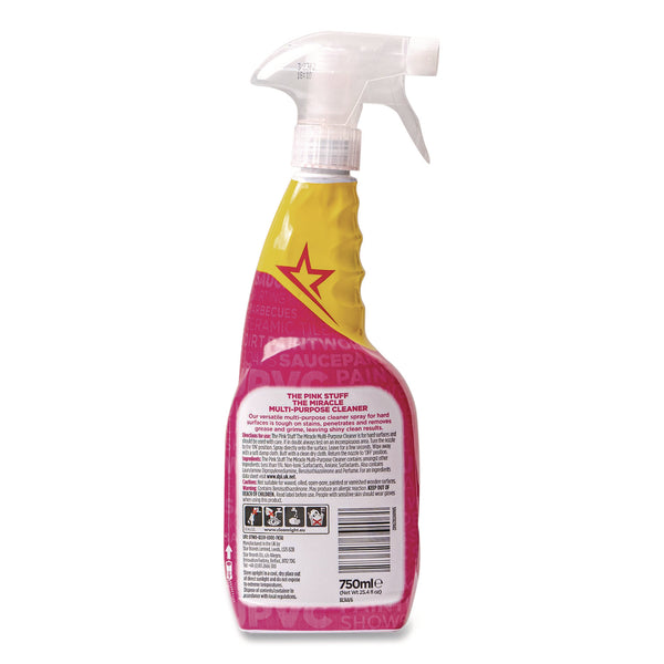The Pink Stuff Multipurpose Cleaner Degreaser, Fruity Scent, 25.4 oz Spray Bottle (PIS82382) Each