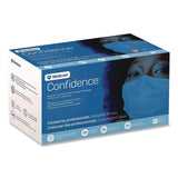 Medicom® Three-Ply Disposable Face Mask, Paper, One Size Fits Most, 50/Box (PRD214115CAN) Box of 50