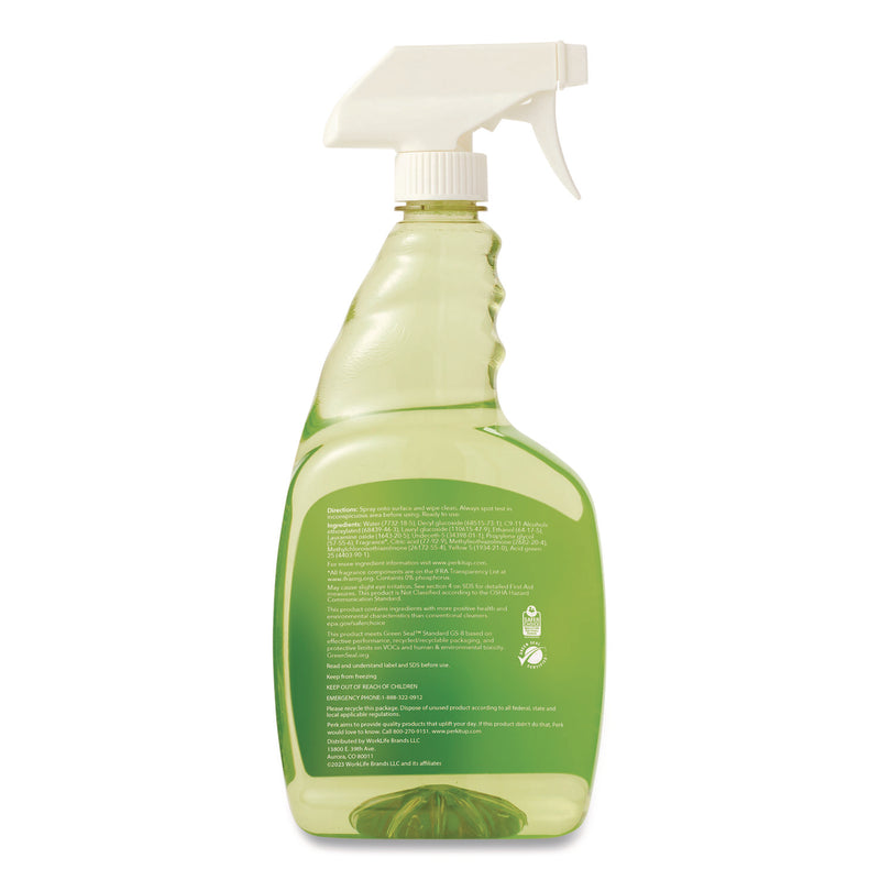 Perk™ Hello Eco Multi-Purpose Cleaner, Citrus Scent, 32 oz Spray Bottle (PRKPK641032ACC) Each