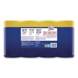 LYSOL® Brand Disinfecting Wipes, 1-Ply, 7 x 7.25, Lemon and Lime Blossom, White, 80 Wipes/Canister, 4 Canisters/Pack (RAC1920090641) Pack of 4