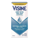 Visine® Dry Eye Relief Lubricant Eye Drops, 15 mL Bottle, 2/Box (SCJ49374) Box of 2
