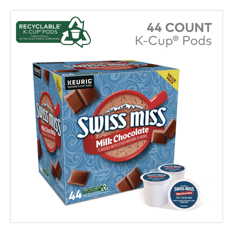 Swiss Miss Milk Chocolate Hot Cocoa K-Cups, 0.65 oz, 44/Box (SWM2259481) Box of 44