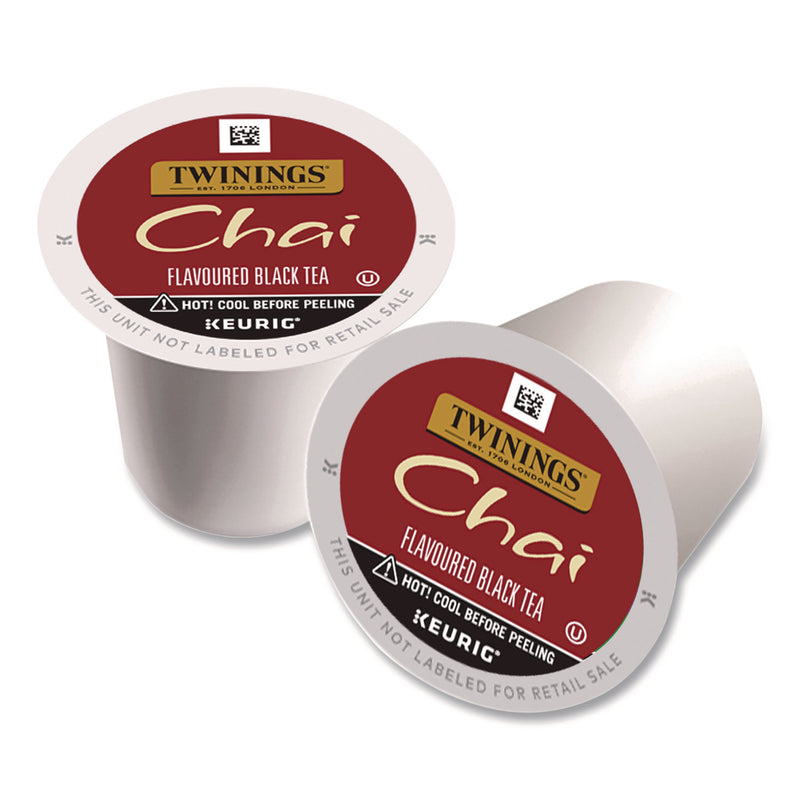 Twinings Tea K-Cups, Chai, 0.12 oz, 24/Box (TWGTNA09954) Box of 24