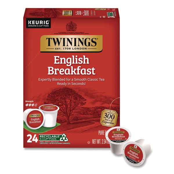 Twinings Tea K-Cups, English Breakfast. 0.11, 24/Box (TWGTNA85780) Box of 24