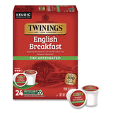 Twinings Tea K-Cups, English Breakfast Decaf, 0.11 oz, 24/Box (TWGTNA85784) Box of 24