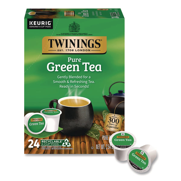 Twinings Tea K-Cups, Green Tea, 0.11 oz, 24/Box (TWGTNA85788) Box of 24