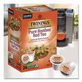 TWININGS® Tea K-Cups, Pure Rooibos Red Tea, 0.12 oz, 24/Box (TWGTNA85791) Box of 24