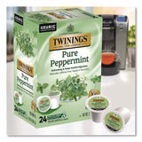 Twinings Tea K-Cups, Pure Peppermint, 0.11 oz, 24/Box (TWGTNA85813) Box of 24