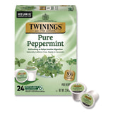 Twinings Tea K-Cups, Pure Peppermint, 0.11 oz, 24/Box (TWGTNA85813) Box of 24