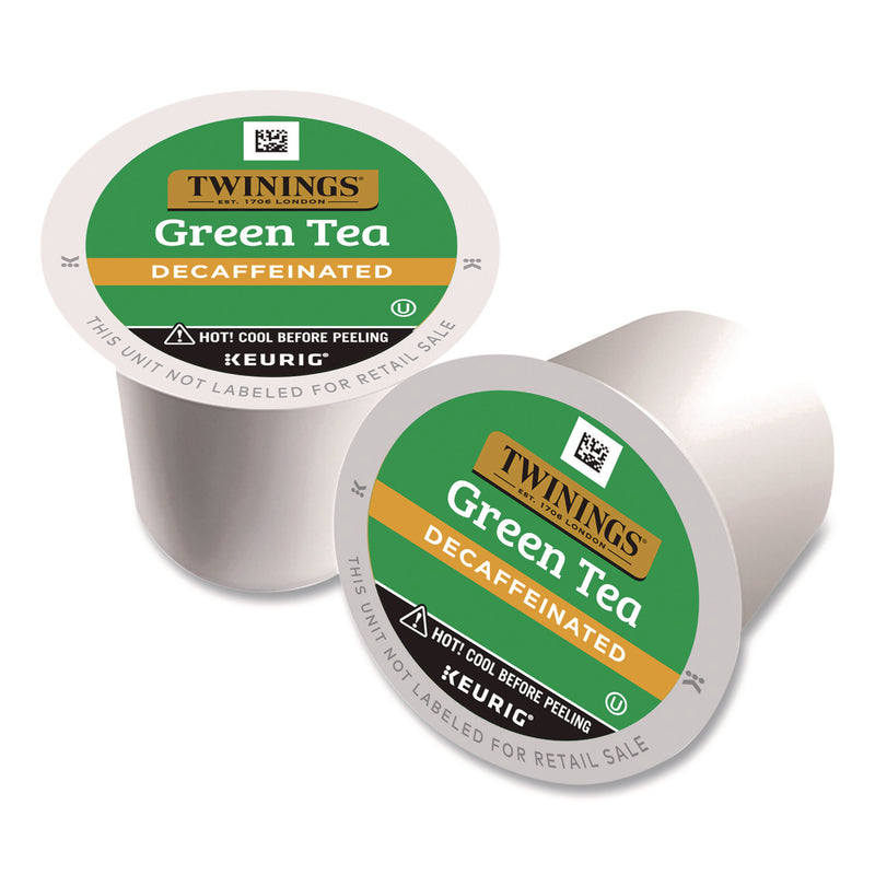 TWININGS® Tea K-Cups, Decaf Green Tea, 0.11 oz, 24/Box (TWGTNA90557) Box of 24