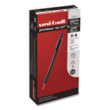 uniball® Jetstream 101 Hybrid Gel Pen, Stick, Bold 1 mm, Red Ink, Black/Red Barrel, Dozen (UBC1768013) 1 Dozen