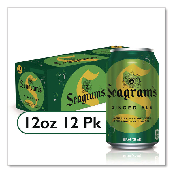 Seagram's® Ginger Ale, 12 oz Can, 24/Carton (CCR222445) Case of 24