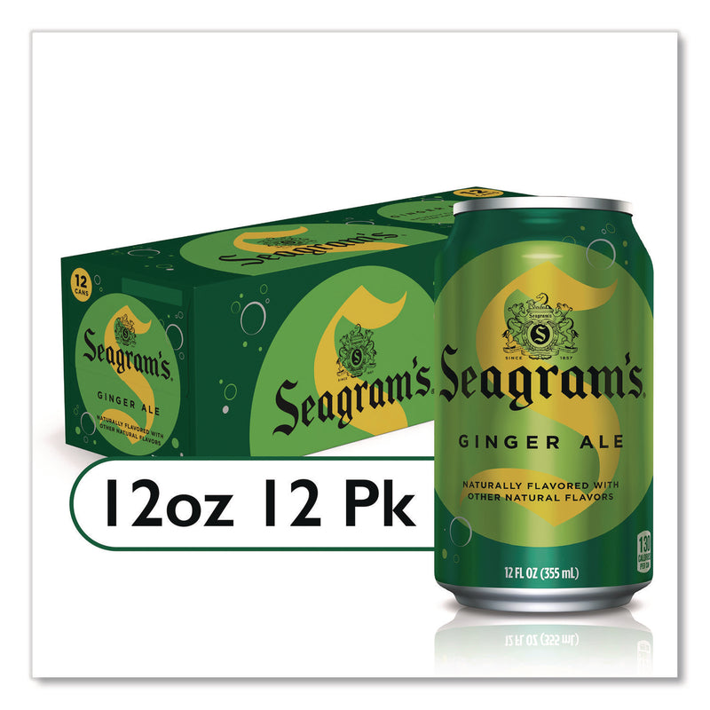 Seagram's® Ginger Ale, 12 oz Can, 24/Carton (CCR222445) Case of 24