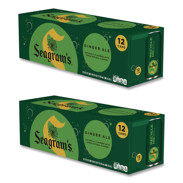 Seagram's® Ginger Ale, 12 oz Can, 24/Carton (CCR222445) Case of 24