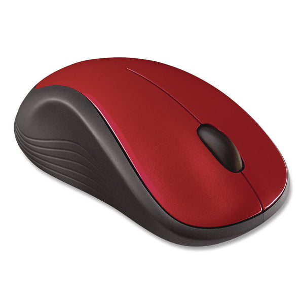 M310 Wireless Mouse, 2.4 GHz Frequency/30 ft Wireless Range, Left/Right Hand Use, Flame Red Gloss (LOG324176) Each