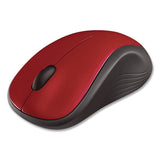 Logitech® M310 Wireless Mouse, 2.4 GHz Frequency/30 ft Wireless Range, Left/Right Hand Use, Flame Red Gloss (LOG324176) Each