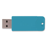 Verbatim® PinStripe USB 3.2 Flash Drive, 64 GB, Assorted Colors, 5/Pack (VER70389) Pack of 5