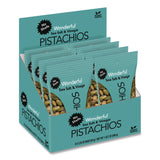 Paramount Farms® Wonderful No Shells Pistachios, Sea Salt and Vinegar, 2.25 oz Bag, 8/Box (WONPAR70033) Box of 8