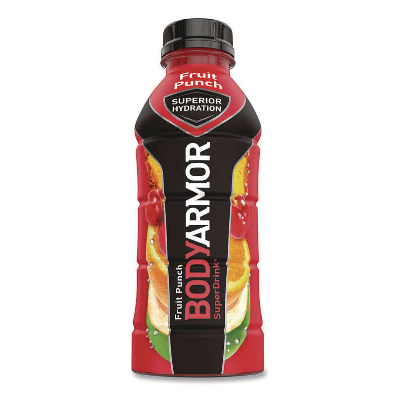 BodyArmor SuperDrink Sports Drink, Fruit Punch, 16 oz Bottle, 12/Pack (BDA10000614) Each