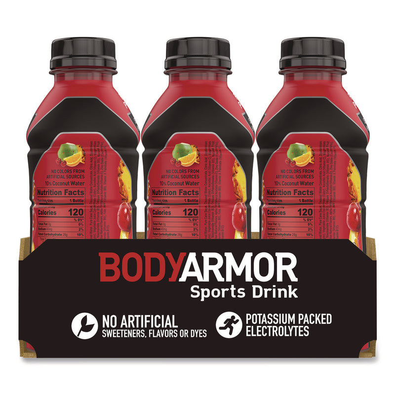 BodyArmor SuperDrink Sports Drink, Fruit Punch, 16 oz Bottle, 12/Pack (BDA10000614) Each