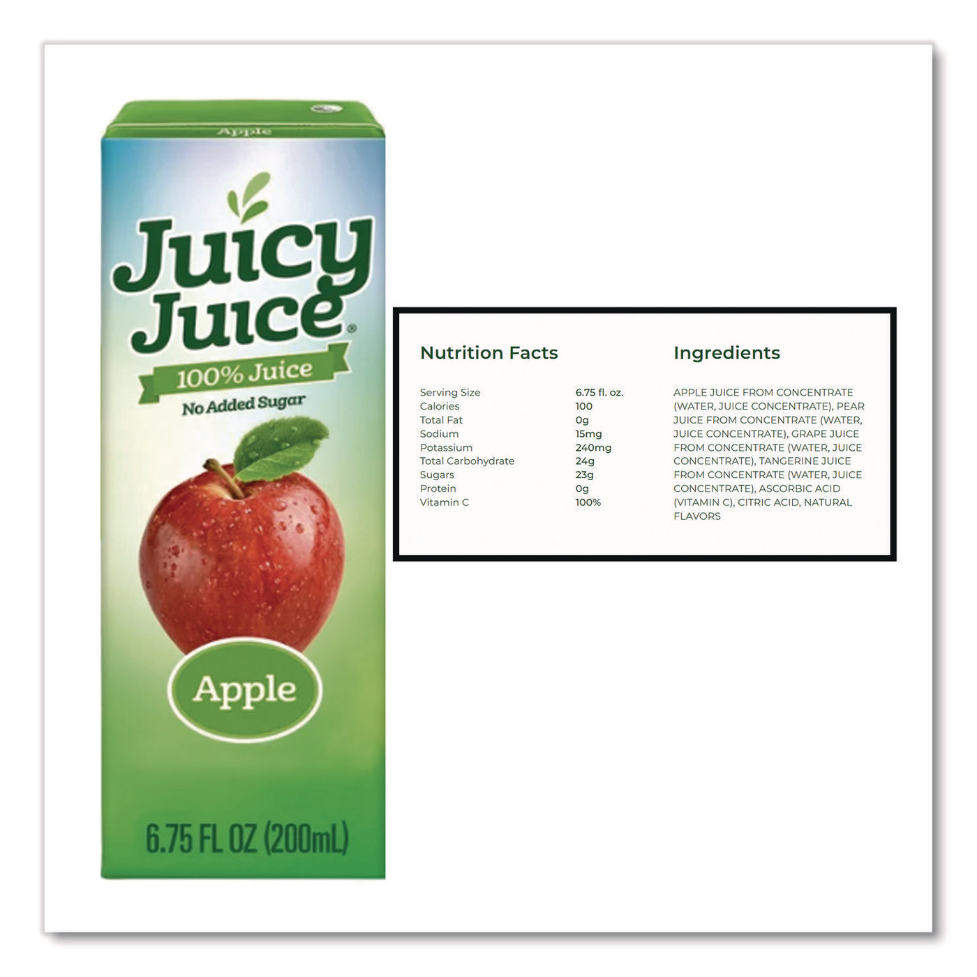 Juicy Juice® Juice Box Variety Pack, Assorted Flavors, 6.75 oz Box