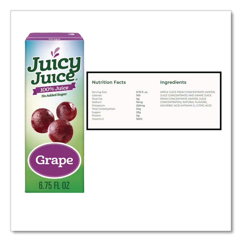 Juicy Juice® Juice Box Variety Pack, Assorted Flavors, 6.75 oz Box, 32/Carton (JUJ2730145) Case of 32