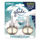 Glade® Plugin Scented Oil Refill, Sky and Sea Salt, 0.67 oz, 2/Pack (SJN337880) Pack of 2