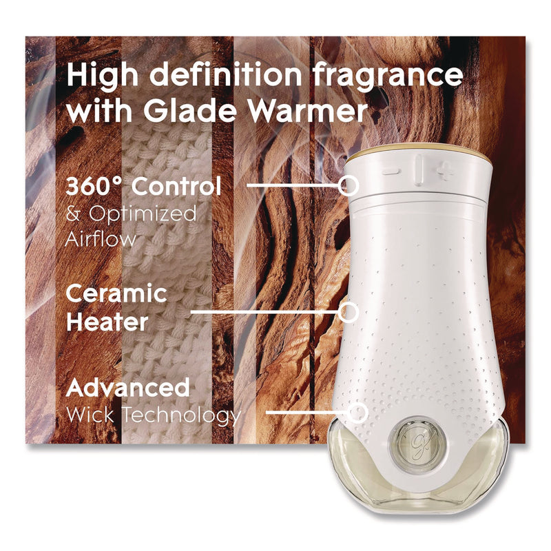 Glade® Plugin Scented Oil Refill, Cashmere Woods, 0.67 oz, 5/Pack (SJN366544) Pack of 5