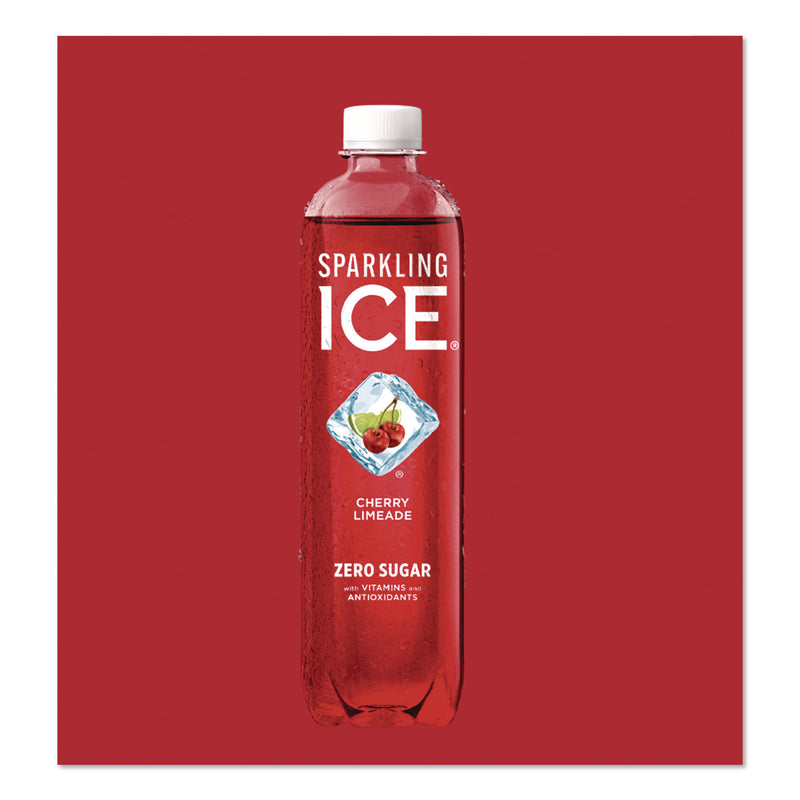 Sparkling ICE® Variety Pack Sparkling Water, Cherry Limeade/Black Raspberry/Orange Mango/Kiwi Strawberry, 17 oz Bottle, 12/Pack (TKR1587979) Each