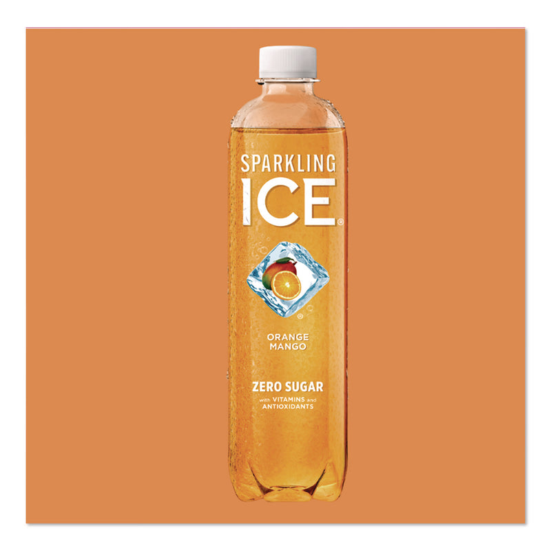 Sparkling ICE® Variety Pack Sparkling Water, Cherry Limeade/Black Raspberry/Orange Mango/Kiwi Strawberry, 17 oz Bottle, 12/Pack (TKR1587979) Each