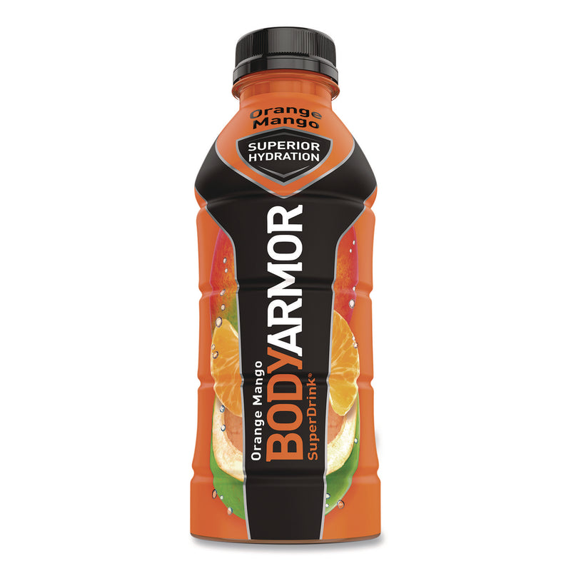 BodyArmor SuperDrink Sports Drink, Orange Mango, 16 oz Bottle, 12/Pack (BDA10000214) Each