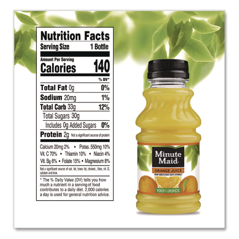 Minute Maid® Orange Juice, 10 oz Bottle, 24/Carton (MMD228087) Case of 24