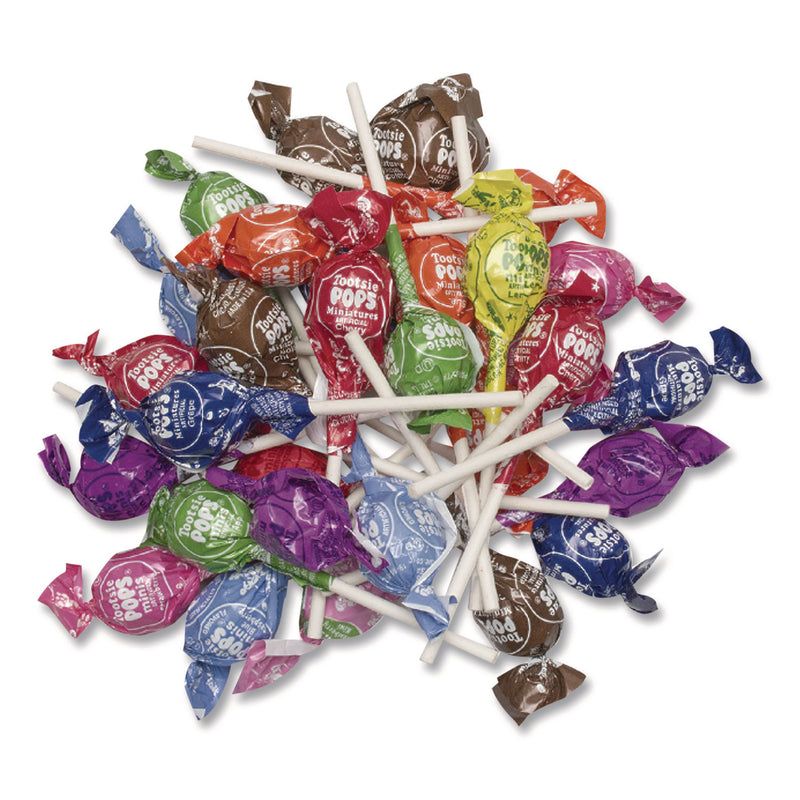 Tootsie Roll® Pops Minis, Assorted Flavors, 36 oz Bag, 200 Pieces (TOO324679) Pack of 200