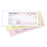 Adams Business Forms Multipart Money/Rent Receipt Book, Three-Part Carbonless, 6.69 x 2.75, 50 Receipts/Book, 3 Books/Pack (ABFD2701) Pack of 3