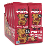 Stuff'd Gluten-Free Peanut Butter and Berry Jam Oat Bar, 2.5 oz Bar, 12/Box (BBO00103) Box of 12