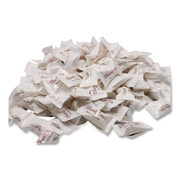 Stewart Superior Thank You Have a Nice Day Mints, Peppermint, Individually Wrapped, 1,000/Carton (CDQCJ3007P) Case of 1000