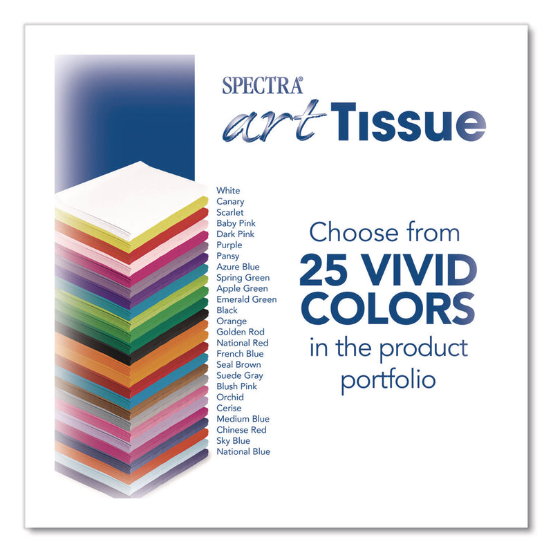 Spectra Art Tissue, 23 lb Tissue Weight, 20 x 30, Medium Blue, 24/Pack (PACP0059342) Pack of 24